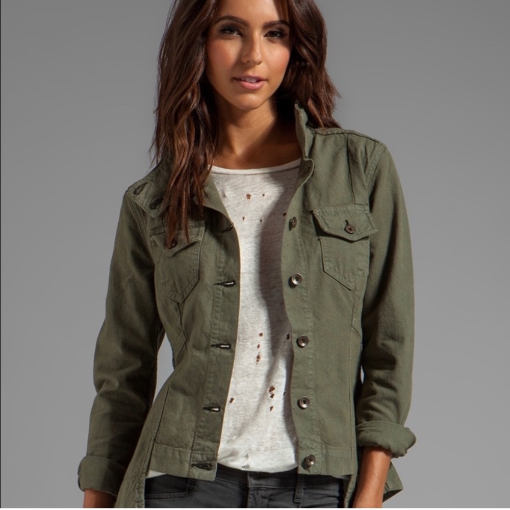 Rag & Bone Chamberlain Jacket in Army Canvas S